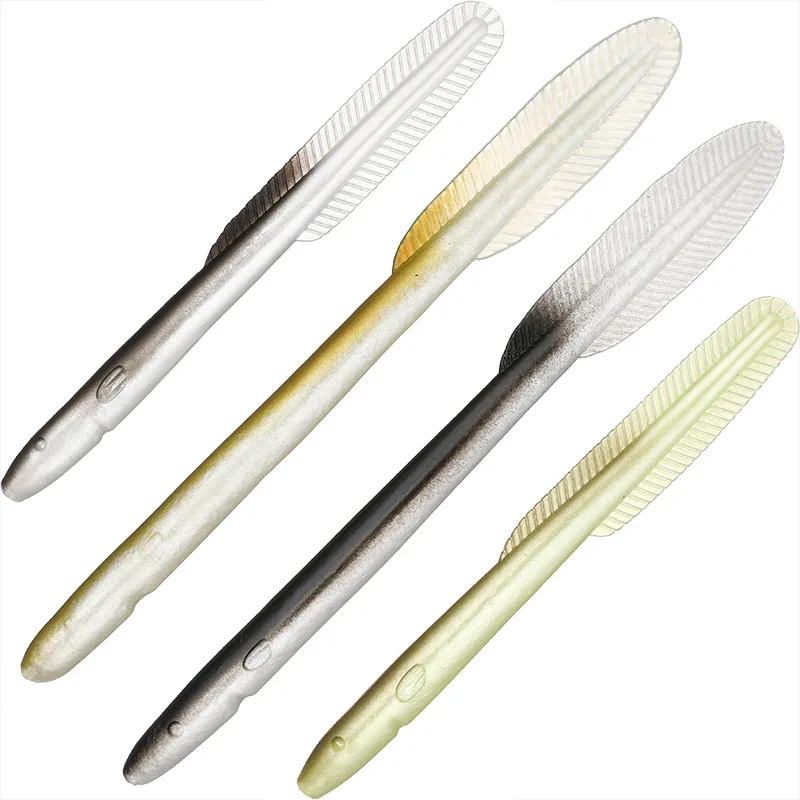 Soft Bait Small Eel Fishing Lure Super Live Vivid Ricefield Eels Loach 16cm/10g 12.5cm/6g Artificial Lures Lot 4 Pieces