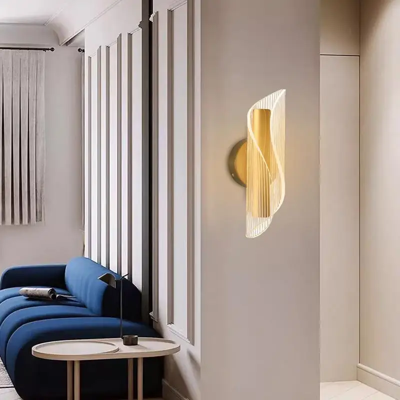 Wall Sconce Light Acrylic LED Wall Sconce Wall Mounted Lamp Decorative Bedside Wall Lamps LED Wall Lamp For Home Corridor Stairs