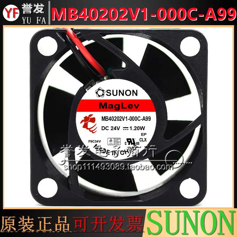 NEW ORIGINAL MB40202V1-000C-A99 24V 1.20W 4020 40x40x20mm COOLING FAN RADIATOR