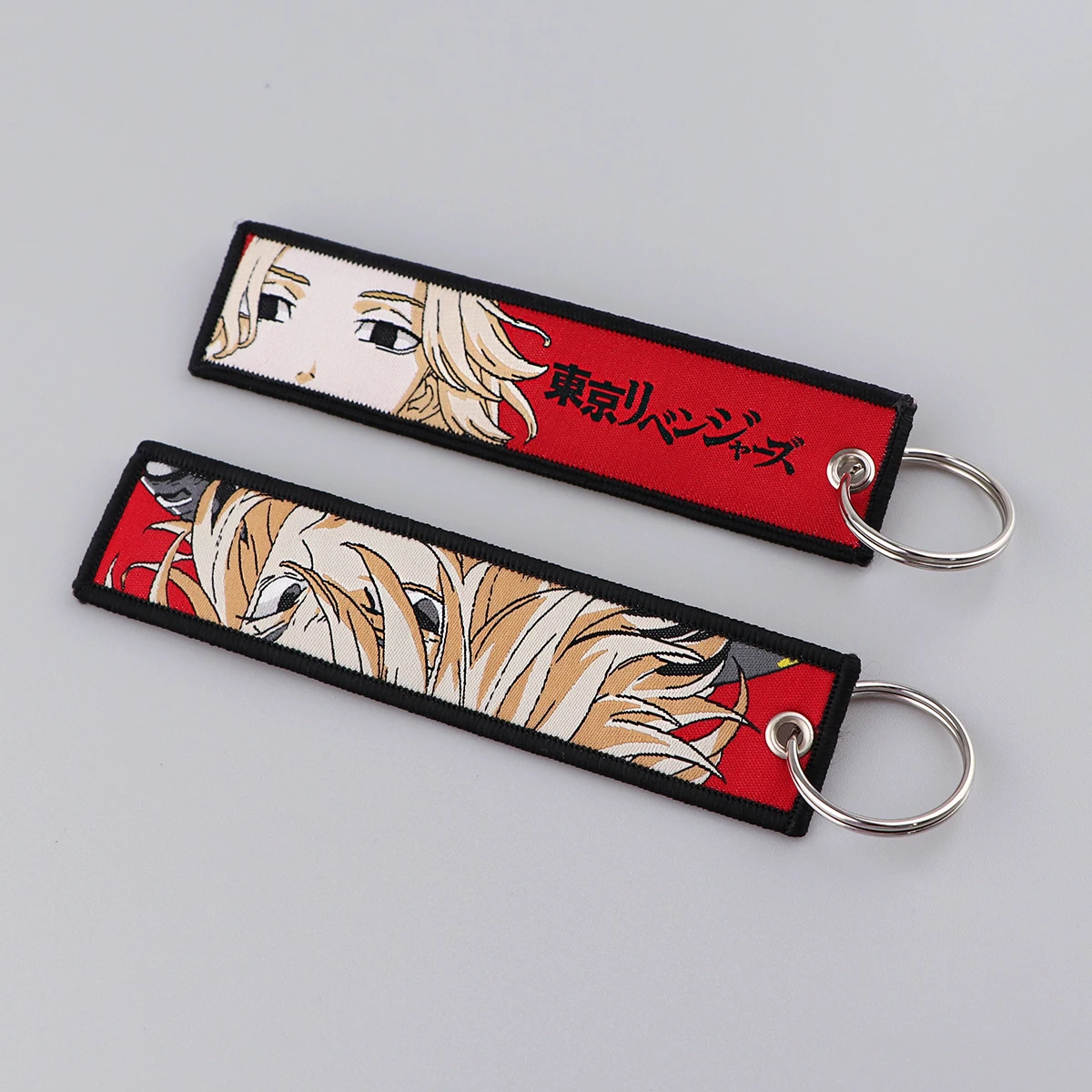 Anime Tokyo Key Fobs Holder Keychain for Motorcycles Embroidery Key Tag  Key Ring Fashion Chaveiro Accessories