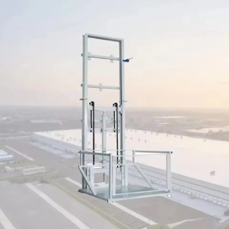 Hydraulic Cargo Elevator With Safety Protection System 500KG Capacity Automatic Control For Home Use