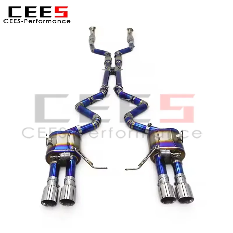 cees Performance Titanium Catback Exhaust for BMW M3 E90/E92/E93 4.0L 2007-2013 Car with Catalyst Muffler Exhaust Pipes System