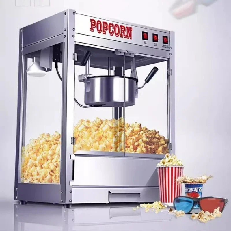 Macchina per popcorn automatica Macchina per popcorn elettrica commerciale Macchina per riso soffiato elettrica Popper per mais automatico commerciale