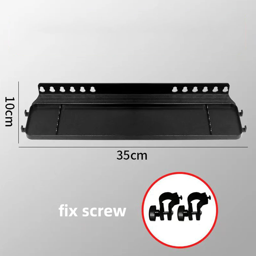 Imagem -02 - Bandeja de Cavalete Destacável Rack de Substituição Plástica Armazenamento Fácil de Instalar para Artistas Suporte 2kg Faça Você Mesmo 35x10cm