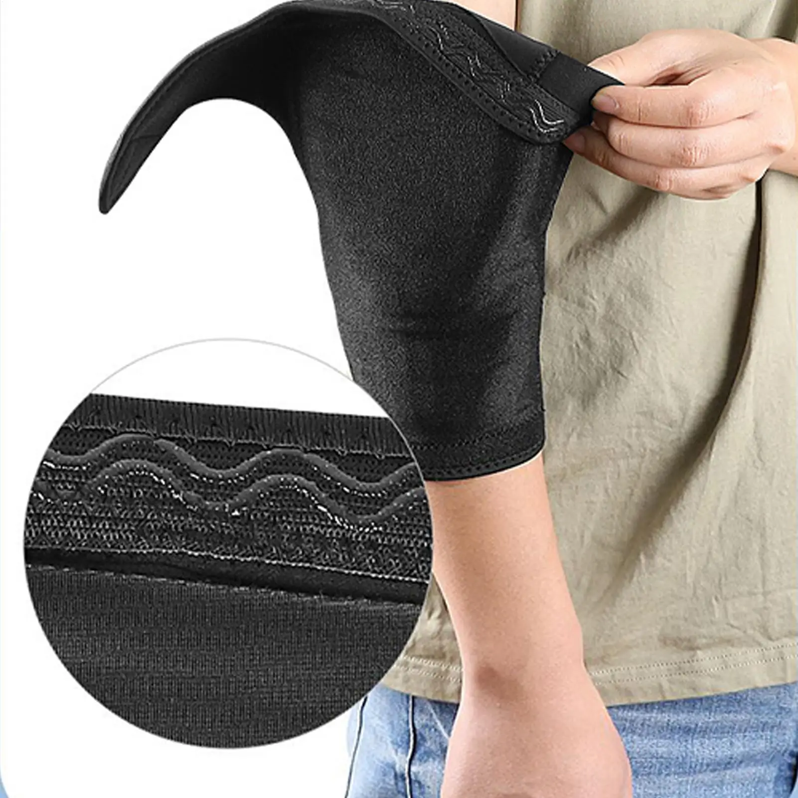 

Бандаж для поддержки локтя, высокоэластичный нескользящий защитный механизм, компрессионный рукав для занятий спортом для мужчин, женщин, молодежи, подростков, одна упаковка