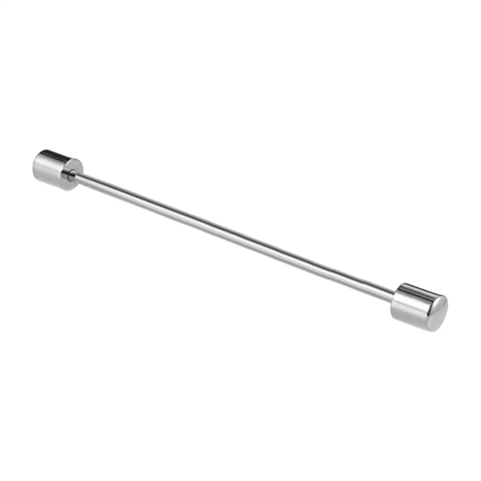 Men Collar Bar Pin Copper Shirts Tie Pin for Wedding Formal Business Meeting