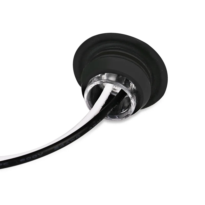 10 Pieces 12V 24V Round 3/4" LED Side Marker Light Truck Trailer Boat Tractor Signal Lamp