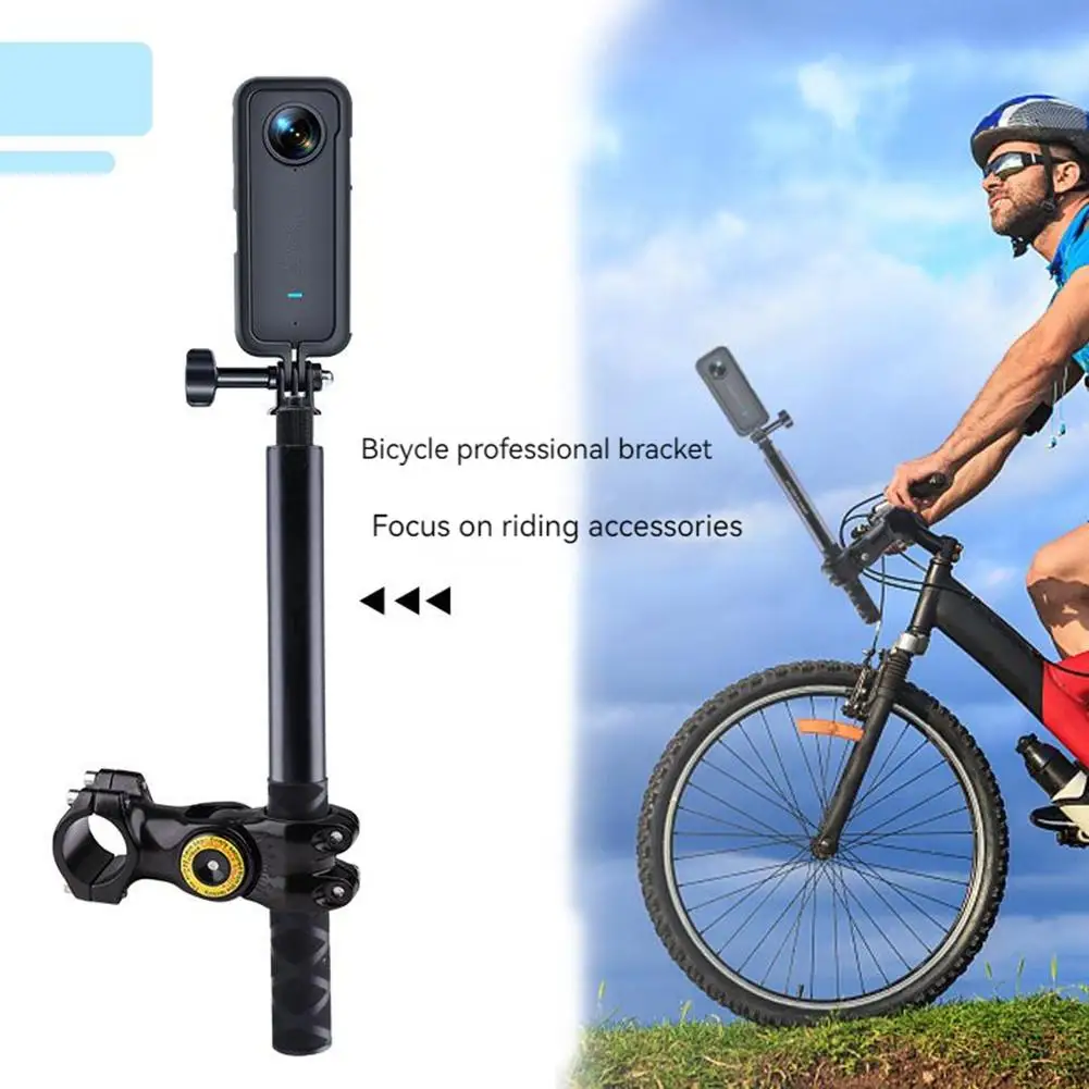 Xe Máy Chân Đế Camera Nhẹ Xe Đạp Tay Cầm Theo Dõi Đứng Cố Định Tương Thích Cho Bộ Máy 360 Một X2/X3