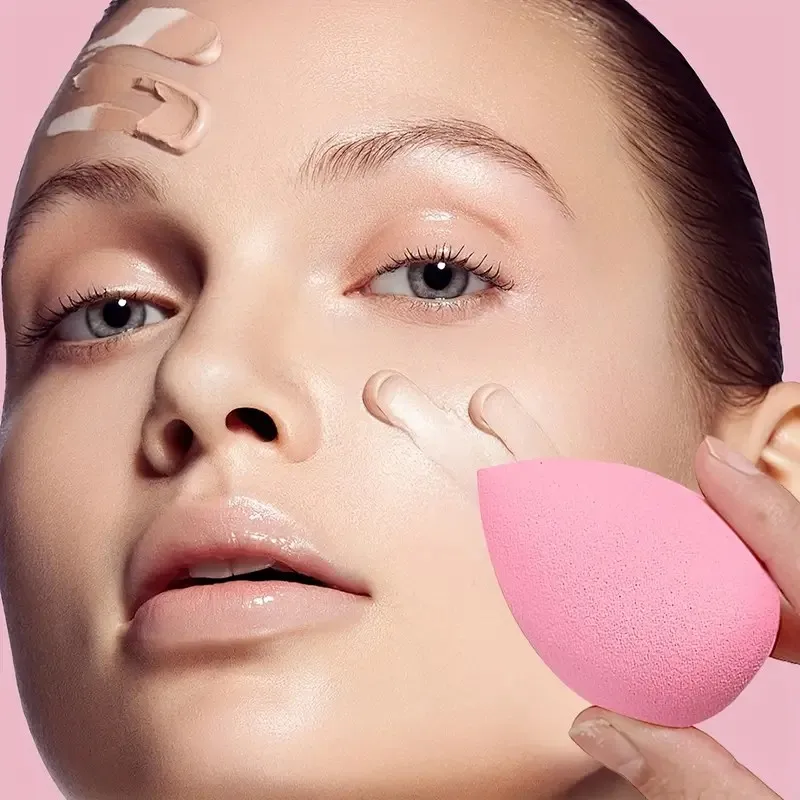 6-Pack Makeup Sponges - Ultra Soft Beauty Blender | Multi-Color for Foundation/Powder | Water-Activated Flawless Finish