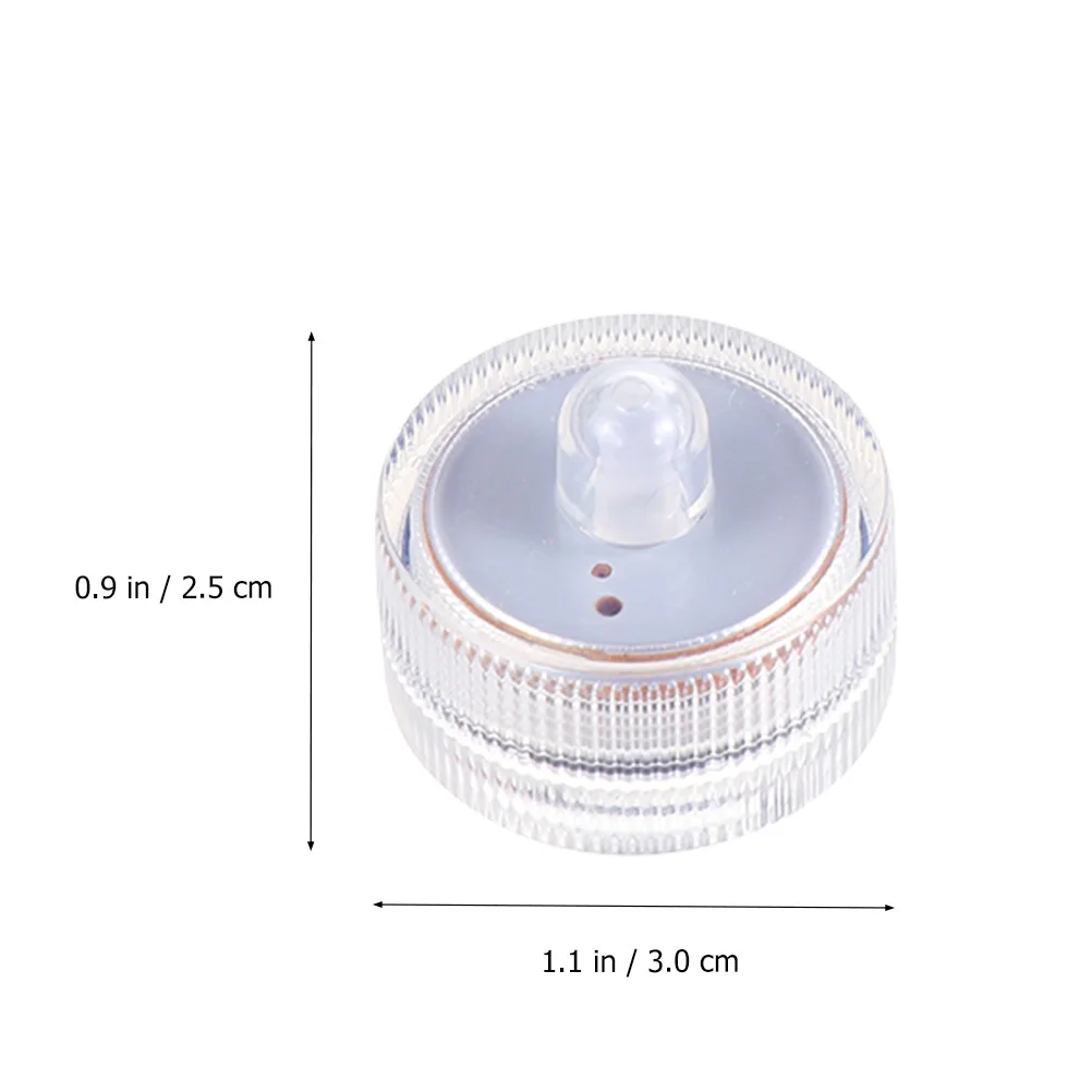 12 قطعة LED أضواء الشاي مقاوم للماء مصابيح غاطسة لخزان الأسماك زينة الحفلات الزفاف عطلة الأحداث مشرق