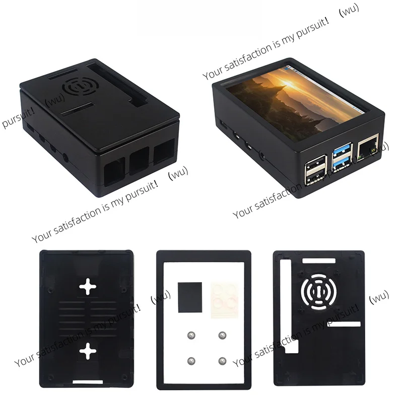 3.5 Inch Raspberry Pi 3 Touch Screen TFT LCD 480*320 GPIO Display Monitor ABS Case Cooling Fan For Raspberry Pi 4 Model B 3B+ 3B