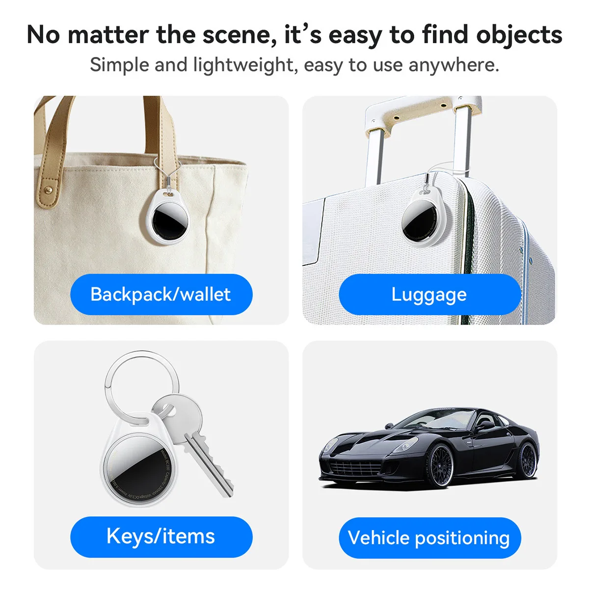 Airtag совместим с телефоном Apple IOS, Find My, мини-автомобилем Bluetooth, локатором для защиты от потери домашних животных.