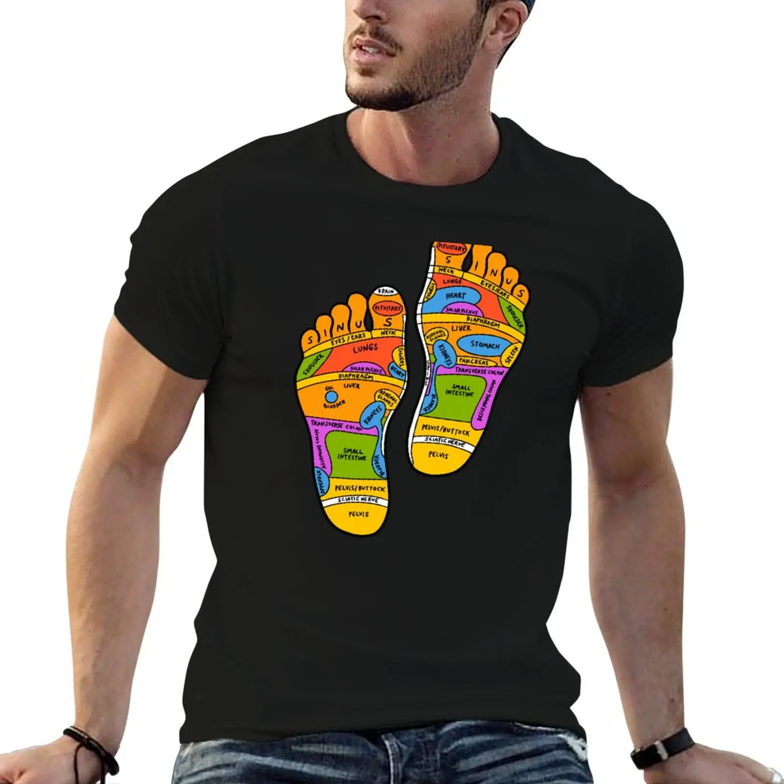 Reflexology - Reiki Feet Fitted T-ShirtT-Shirt sublime tees mens plain t shirts