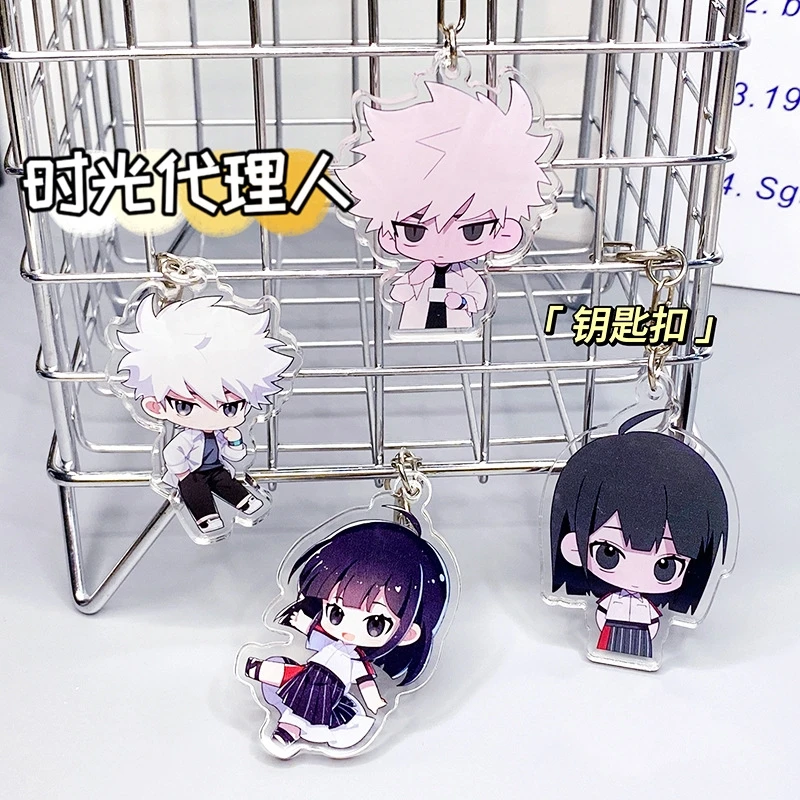 أنيمي لينك انقر لوكاس تشارلز جو تأثيري سلسلة مفاتيح مصنوعة من الأكريليك لطيف المدرسية قلادة عالية المظهر مستوى حساسية الكرتون Ambitus