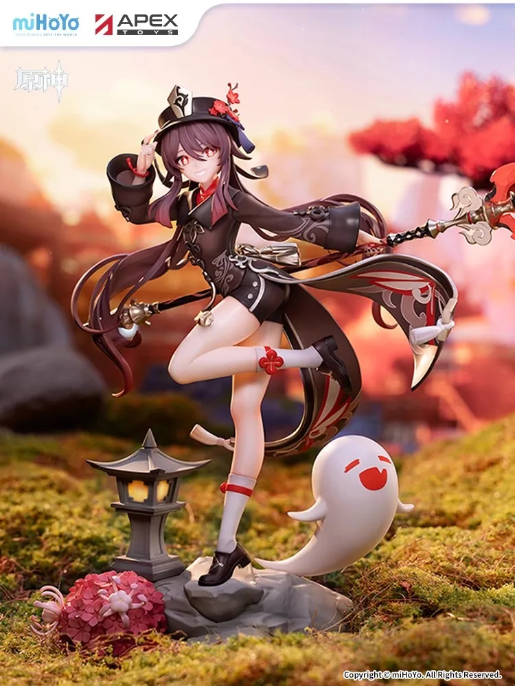 Gioco Genshin Impact Prodotto autentico ufficiale Hu Tao Ornamento a tema rugiada di Frostflake Regali di Natale di Halloween Ornamento cosplay