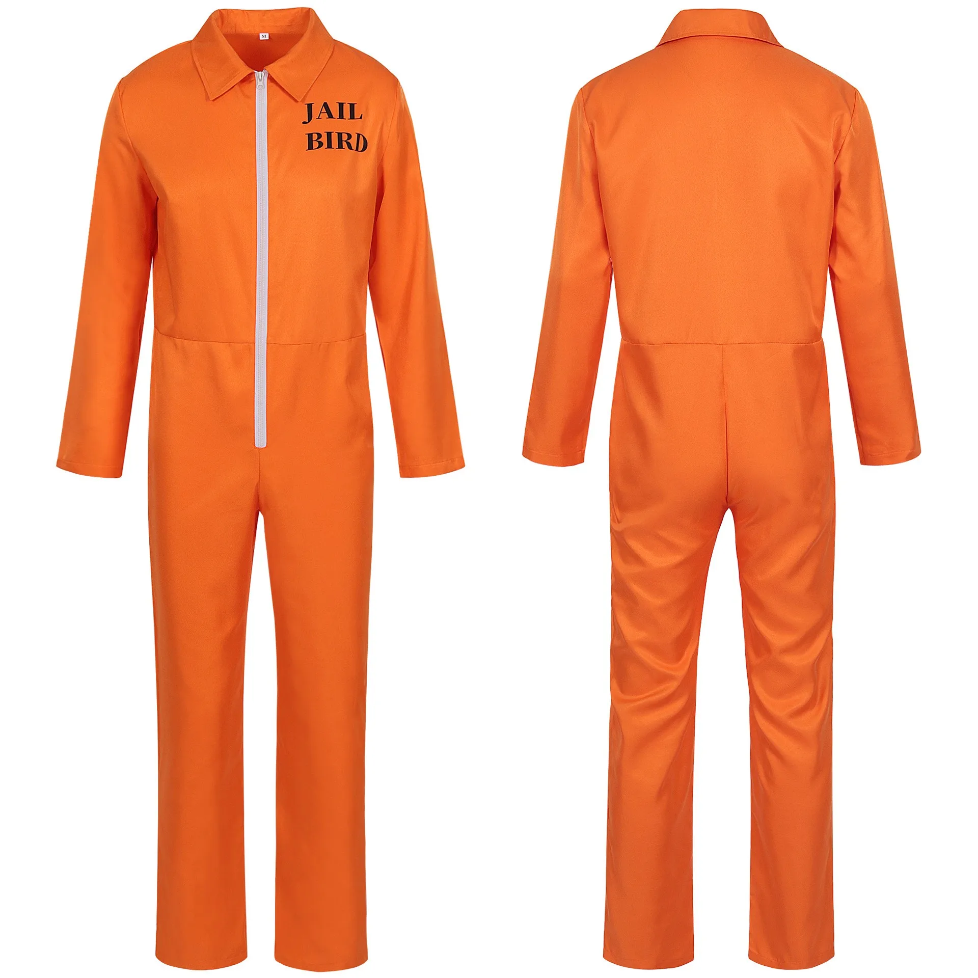 Halloween ex Paar Oranje Gevangene Cosplay Par Kostuum Volwassen Eendelig Prestaties orm Set Dames Sle Heren S...