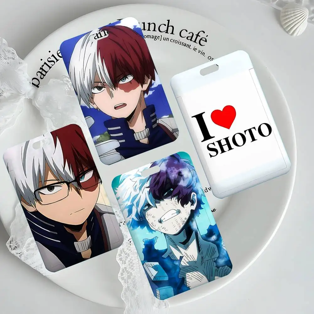 

Cute-S-shoto Todoroki-s Kawaii NFC Бесконтактный выдвижной чехол для карт для студенческих, проездных, удостоверений личности и разрешений на работу