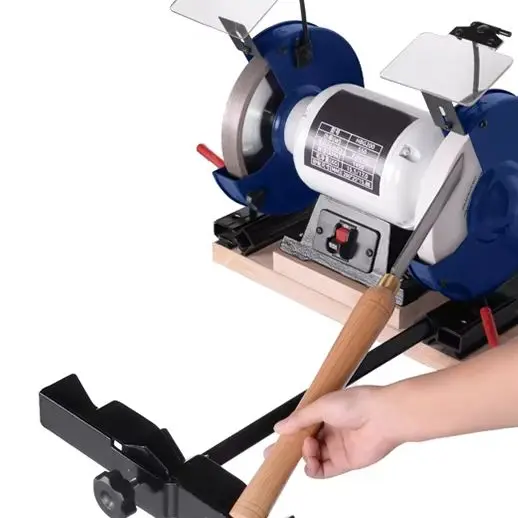 

550W Sand Belt Polishing Machine 200mm Electric Bench Grinder For Metal Sharpening Knives