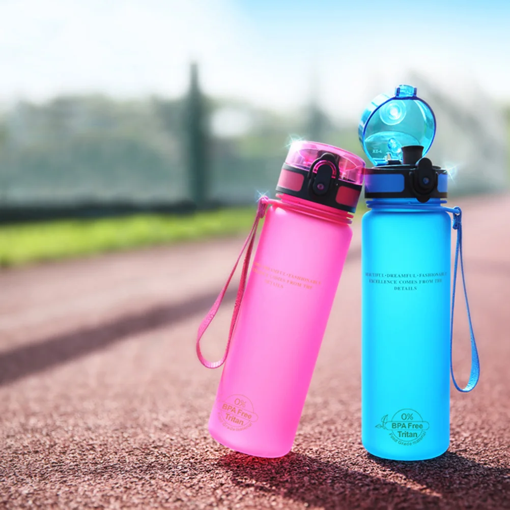 

500Ml Portable Leakproof Large Capacity Plastic Sports Kettle Comfortable Handle Outdoor Travel Water Bottle Fruit Infuser