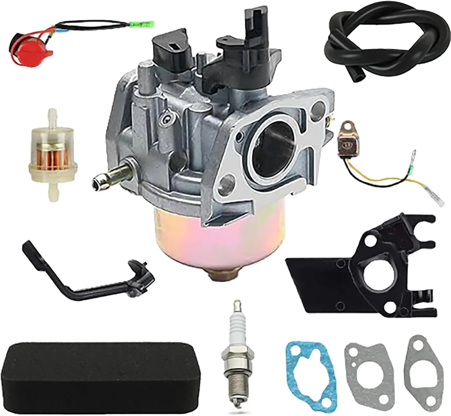 Kit de carburador 0K95520119 para Generac GP1800 GP3250 GP3600, Predator 3500 4000 4375, Champion 5.5hp 6.5hp GX160 GX200 196cc