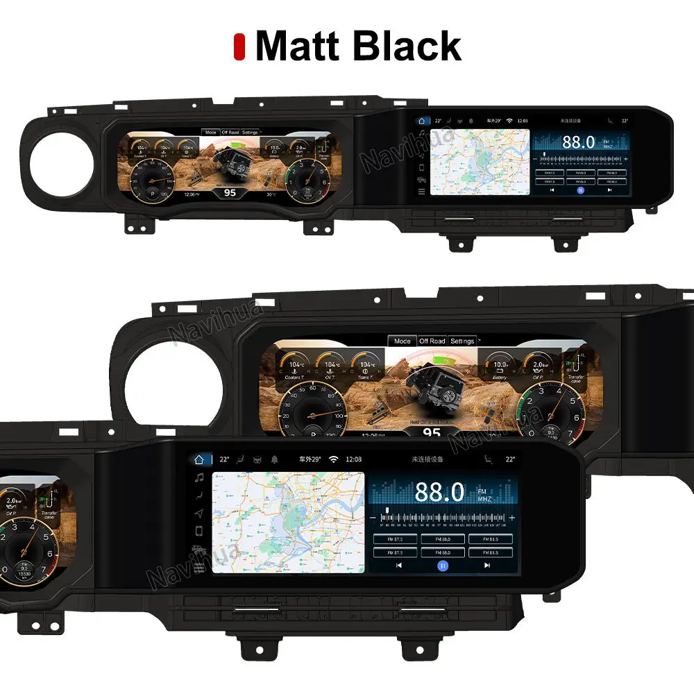 

Navihua New Design For Jeep Wrangler 2018-2023 12.3" Android Car Radio With Digital Cluster Virtual Cockpit Multimedia System
