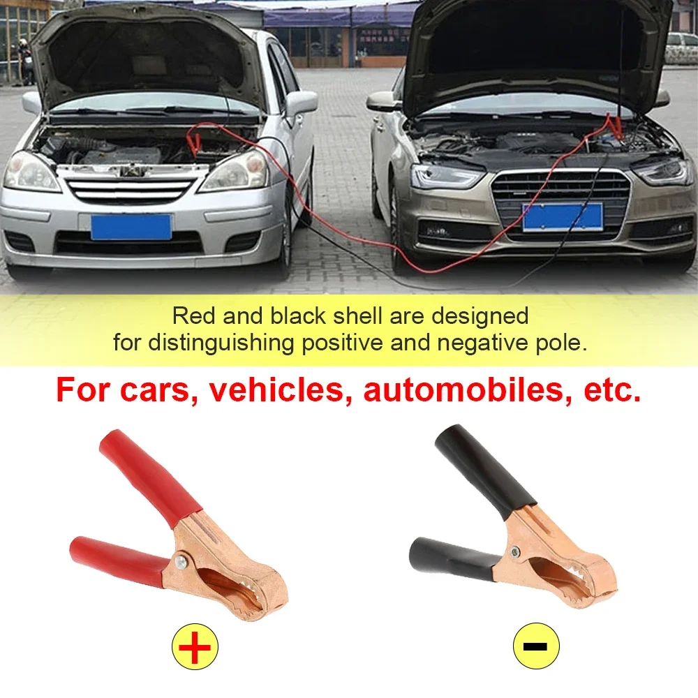 150A Crocodile Car Caravan Van Battery Alligator Clips Electrical Battery Clamp Test Connector for Jumper Cables Boost