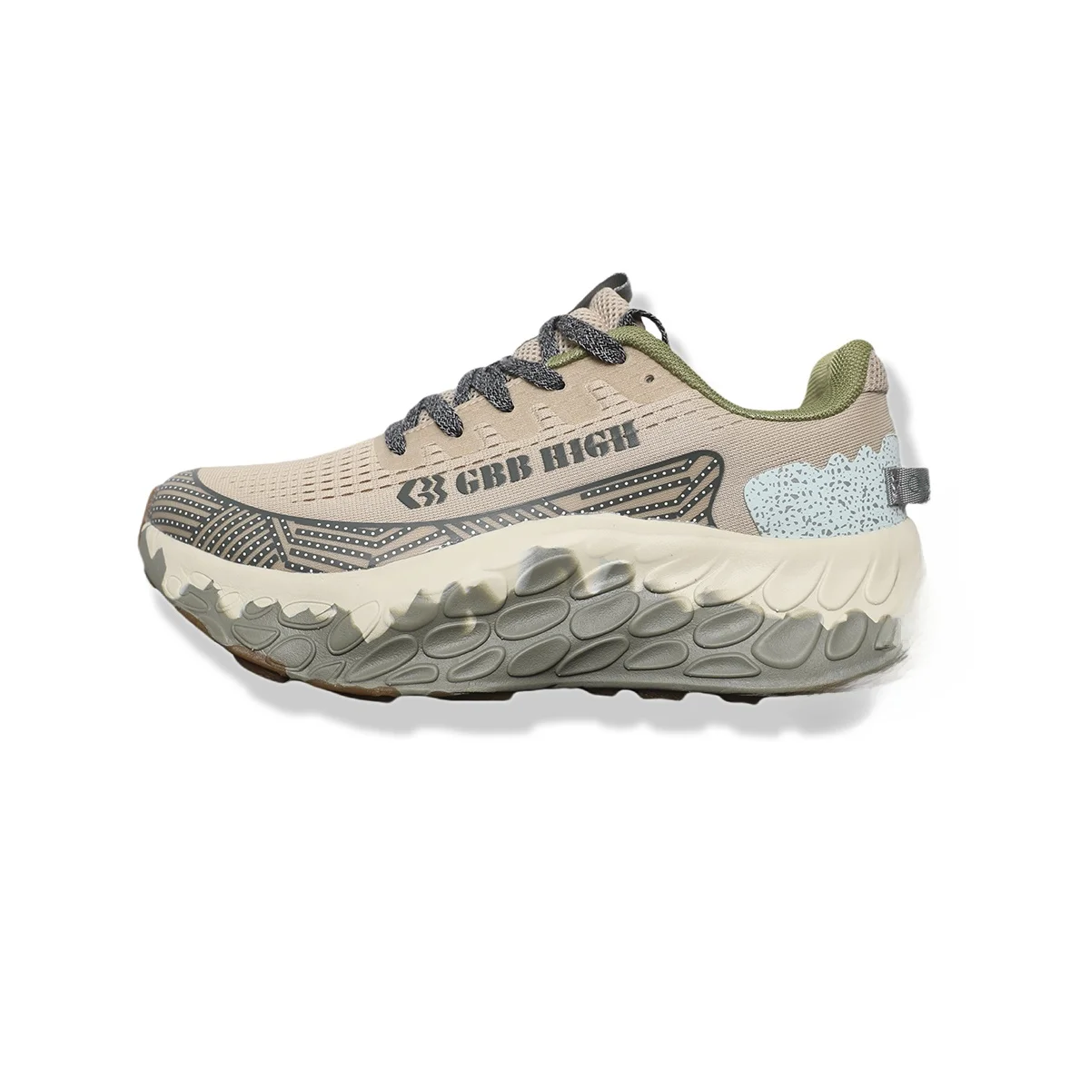 أحذية رياضية رجالية للمشي في الهواء الطلق ذات قوة تثبيت متميزة ومقاومة للانزلاق وامتصاص للصدمات مع نعل سميك لزيادة الطول #4