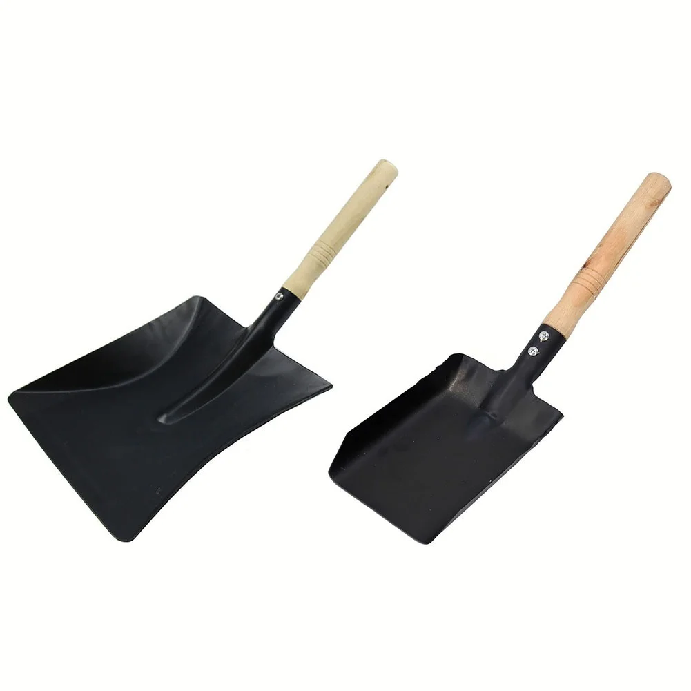 

Chimney Shovel Fireplace Tool Steel Dustpan Ash Shovel Fireplace Cleaning Tool Chimney Shovel Scraper Wood Burner Accessories