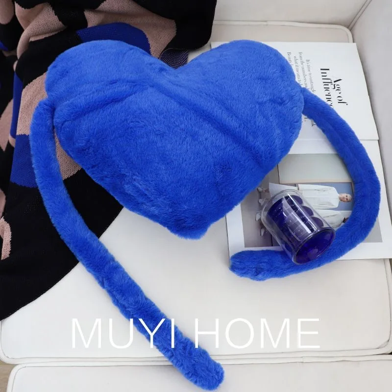 New Klein blue Heart Throw Pillow Ins Funny Arm Shape Throw Pillow Sofa Cushion Decorative Backrest Cushion Home Decor