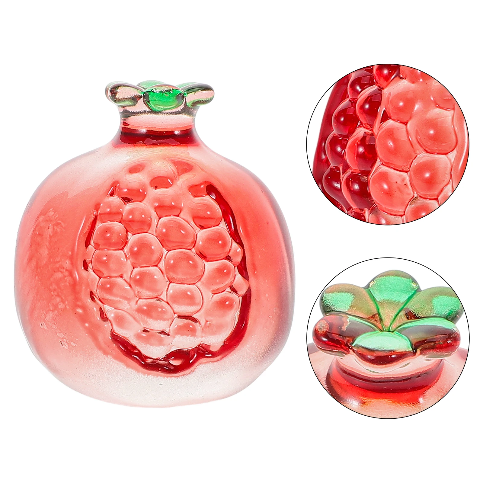 

Pomegranate Ornament Artificial Pomegranates Christmas Crystal Fruit Decoration Ornaments Child