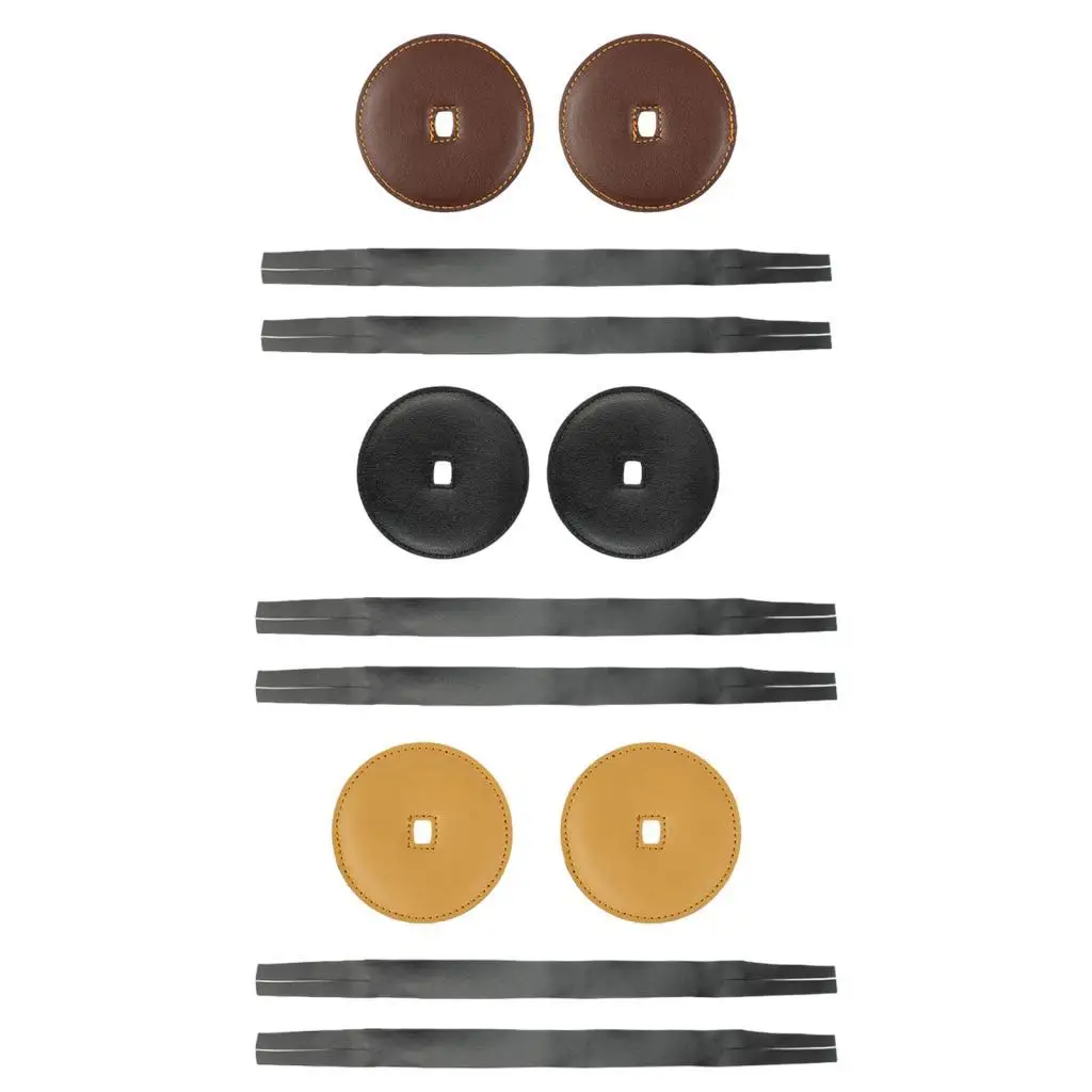 2 шт. ремешок для тарелок симфония марширующий ударный инструмент ремонт искусственной кожи