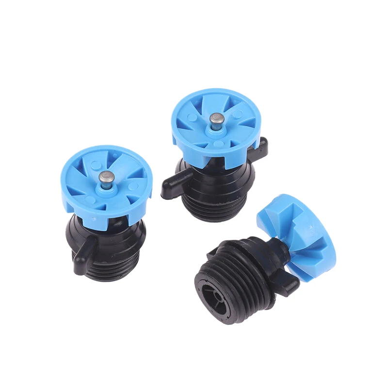 1/5PCS Garden 360 Degree Rotating Irrigation Nozzle Garden Lawn Irrigation 1/2 Inch Male Thread Automatic Rotating Sprinkler