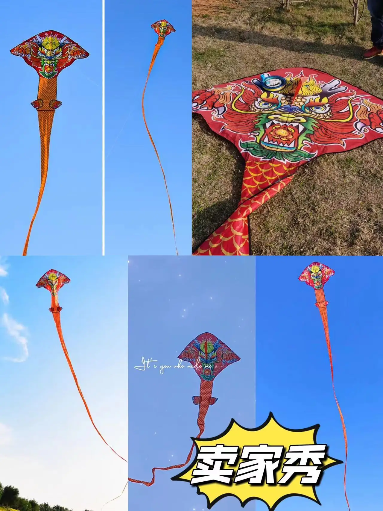 Kite pastagem kite brisa para voar crianças adulto grande dragão cauda longa pipas corda gingham diversão ao ar livre brinquedos esportivos conjunto