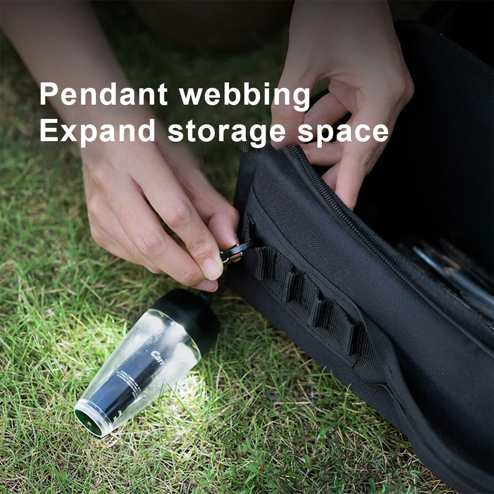 Портативная сумка для мелочей 9,5 л, ткань Оксфорд 600D, уличный органайзер для путешествий, водонепроницаемая уличная сумка для хранения снаряжения для кемпинга, пешего туризма