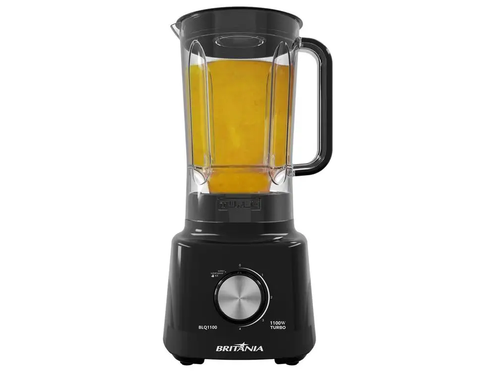 Liquidificador Britânia BLQ1100 1100W 2,7L Preto 33101308 - 110V