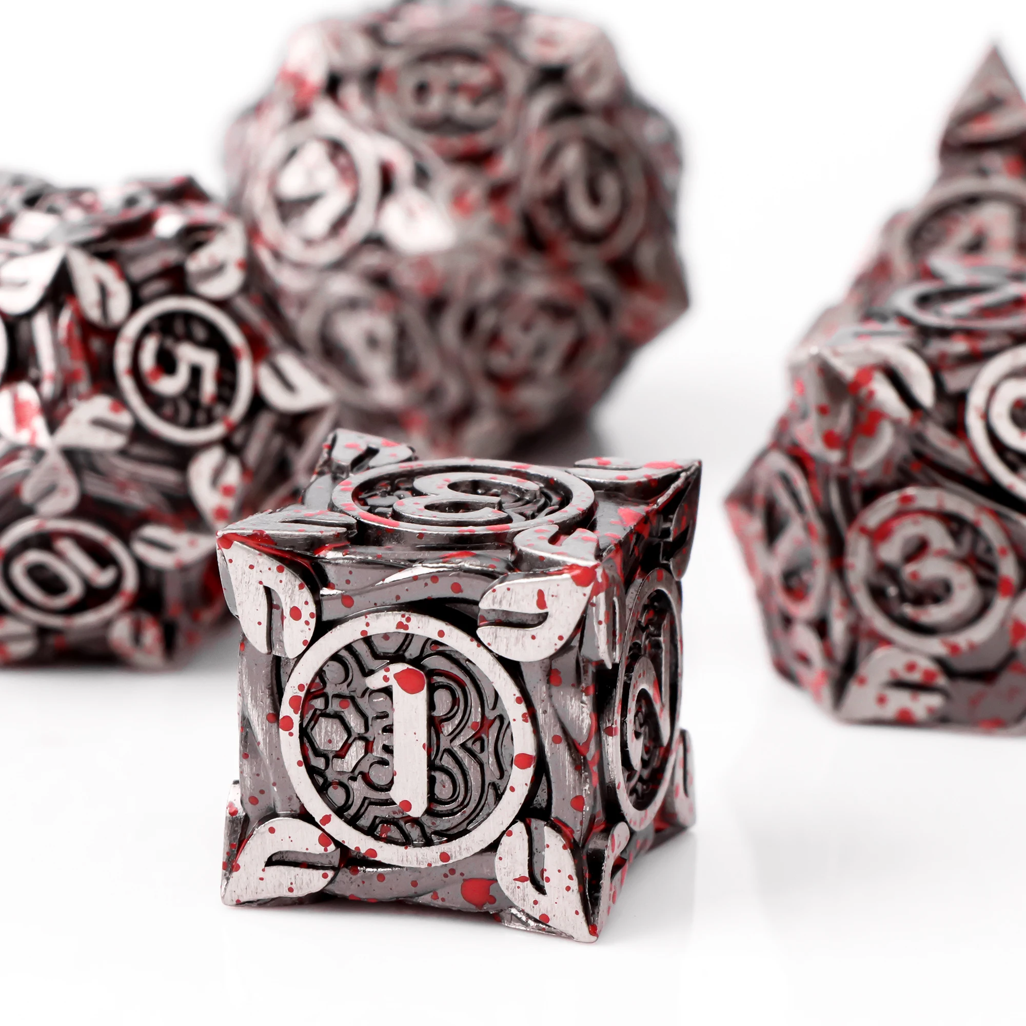 

Solid Metal Dice for DnD Full Set Dice For Dungeons and Dragons Dice For Role Playing Games RPG Dice D&D Dice Gifts