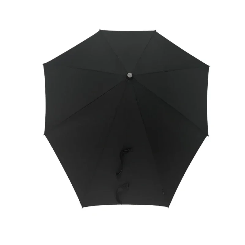 Long Handle Umbrella Red Dot Umbrella Wind-Resistant Special-Shaped Umbrella Manual Long Handle