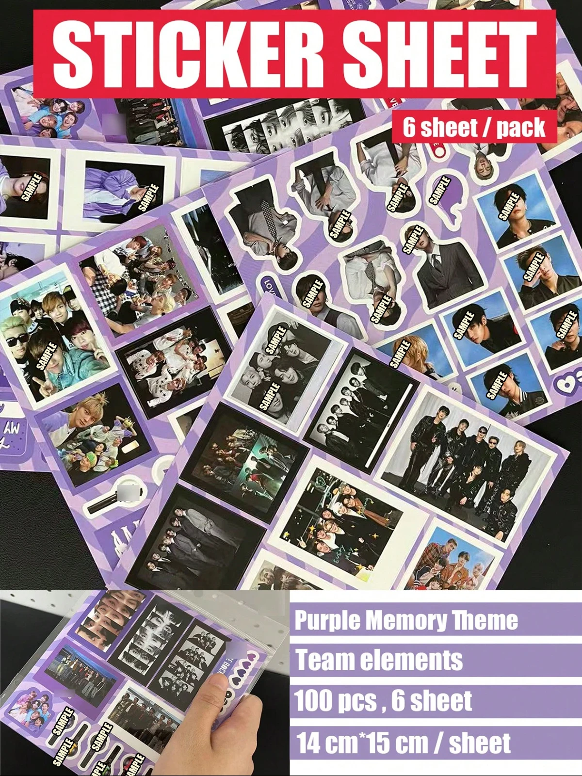 ชุด 100 ชิ้น สติกเกอร์ BTS สติ - Sticker Sheet Set บทวิจารณ์และราคา