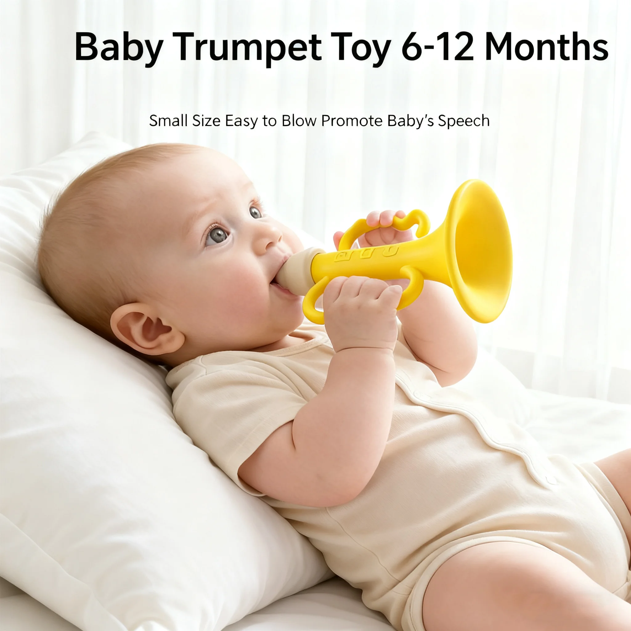 Baby Music Toys Children Early Montessori Educational Toy for Kids Trumpet Random Color Cute Colorful Musical Instruments Games