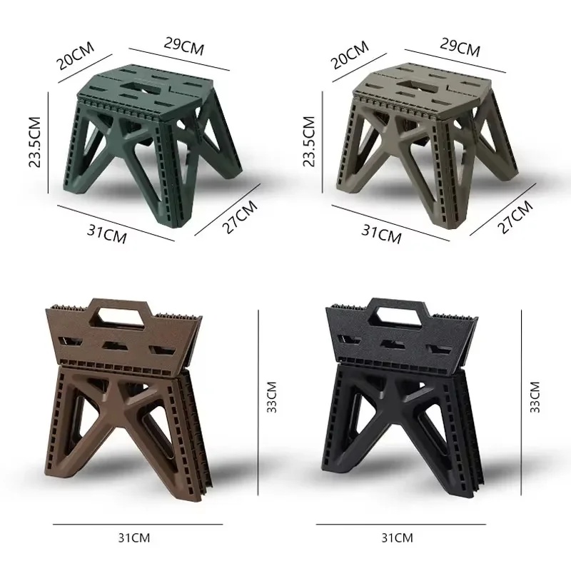 Portable Outdoor Fishing Stool Home High Load Bearing Durable Travel Small Chair  Lightweight Camping Chair Children's Stool image 6