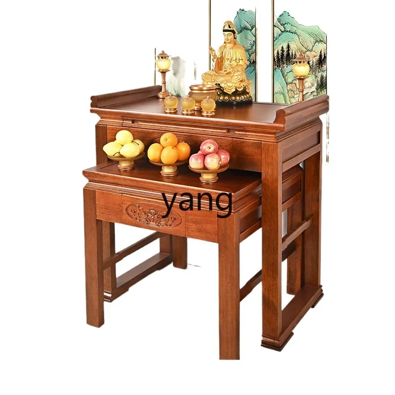 CX household solid wood table living room Fotai economical incense case