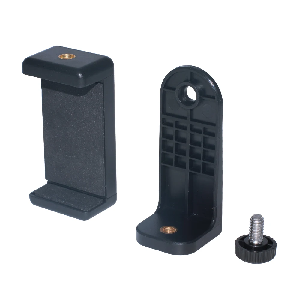 360 ° Universele Telefoon Clip, geschikt Voor 1/4 "Schroef Statief Stand Gratis Verzending Voor Telefoon Statief Voor Mobiele Digitale Camera 'S