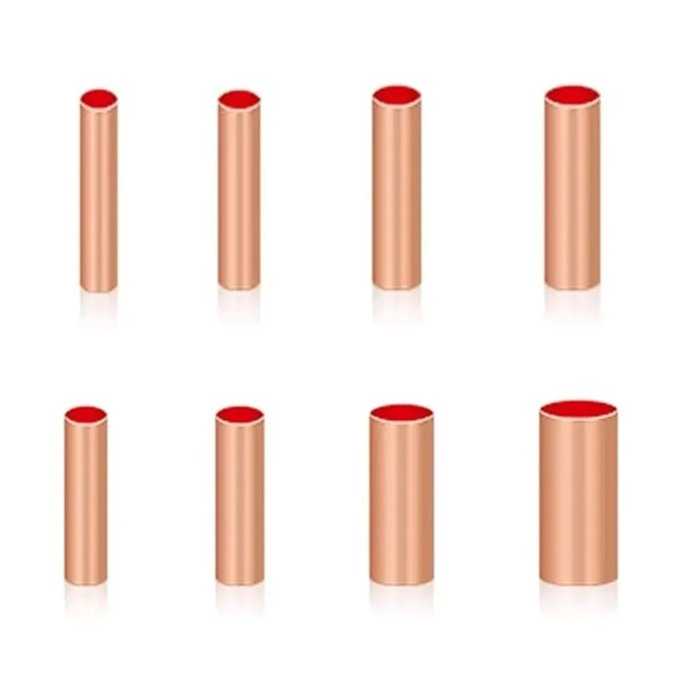 

Медные трубки для соединения, 250 шт. в коробке, малые медные трубки Φ1.5 - 6 мм, прямые трубки из красной меди, капиллярные трубки в коробке