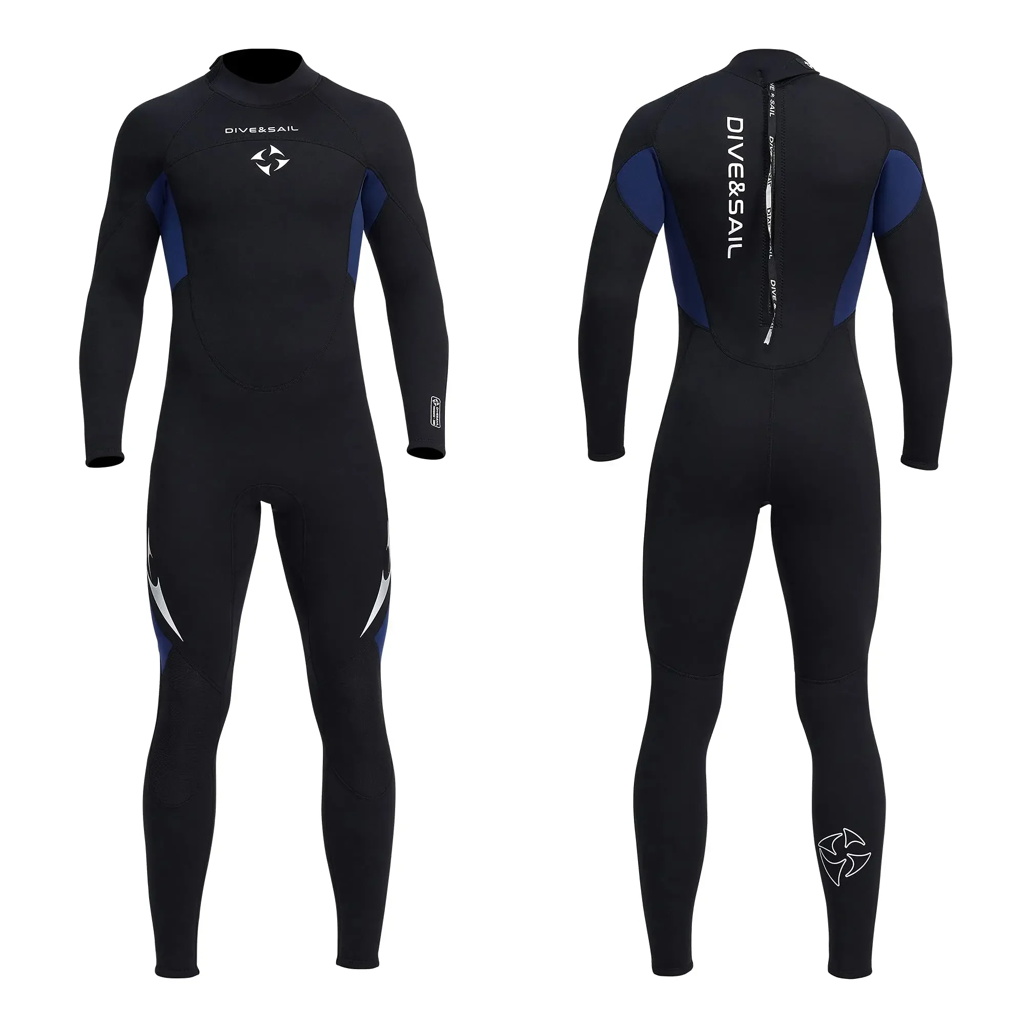 NEW Wetsuit 3mm Neoprene Diving Suits Thermal Stretch Swimwear Back Zipper One Piece for Snorkeling Diving Swimming