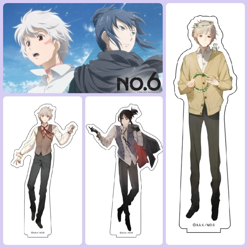 BL Anime NO.6 Acrylic Stand Shion Nezumi Figure Stand Plate Cosplay Prop Decor Cartoons Gifts New Products 15cm