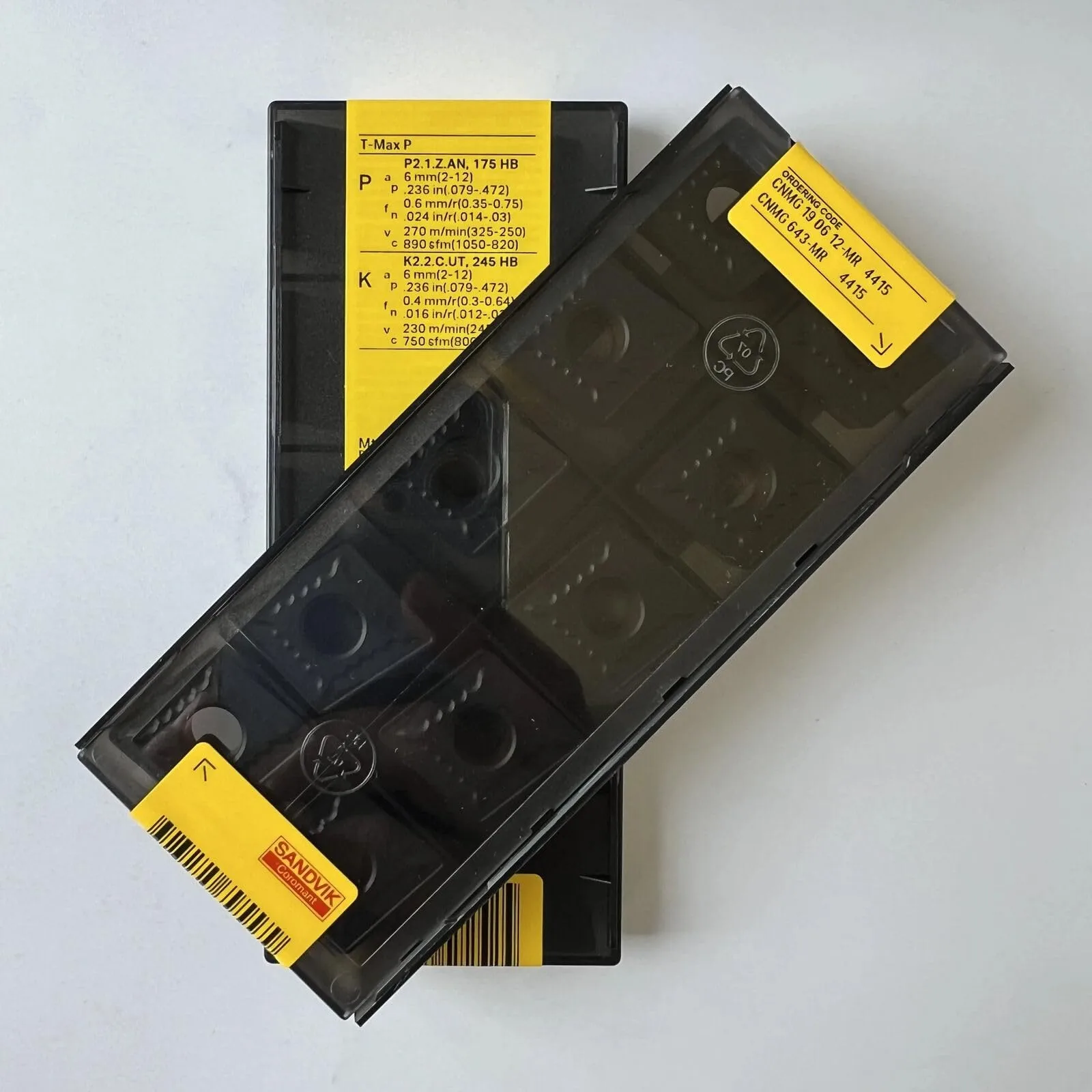 

Original SANDVIK / CNMG190612-MR 4415 / Hard alloy CNC Blade 10 Pcs