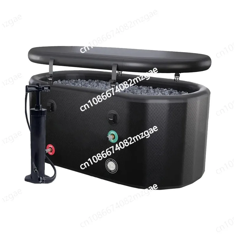

Outdoor inflatable ice bucket brushed pool athlete ice tub, cold therapy box