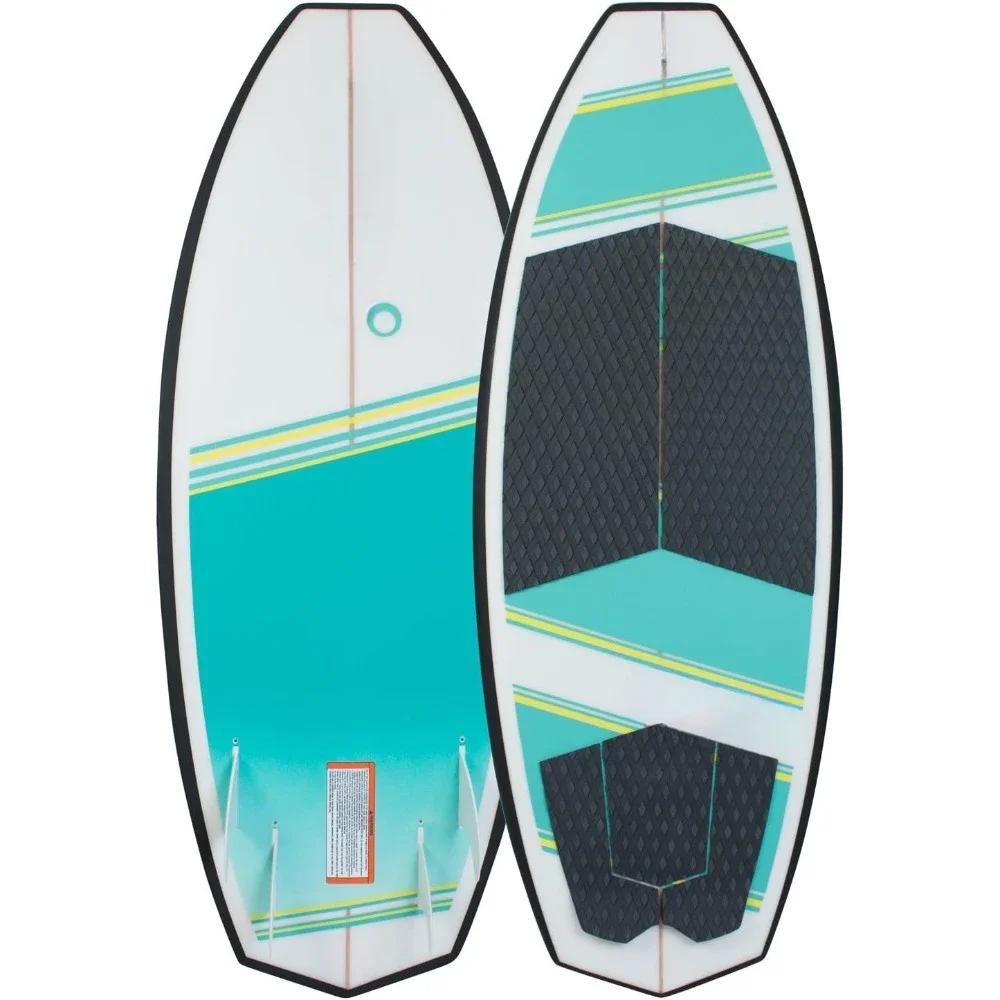 

Wakesurf Board FIN SETUP - Quad fin set up Custom Surf Style Wake Surfboards for Adults