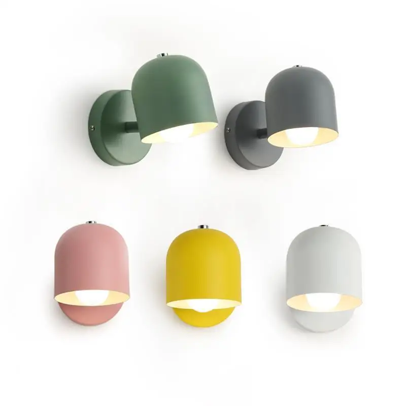 

LED Wall Lamp Mirror Headlight Bathroom Living Room Bedroom Bedside Lamp Study Corridor Nordic Decorative Wall Lamp