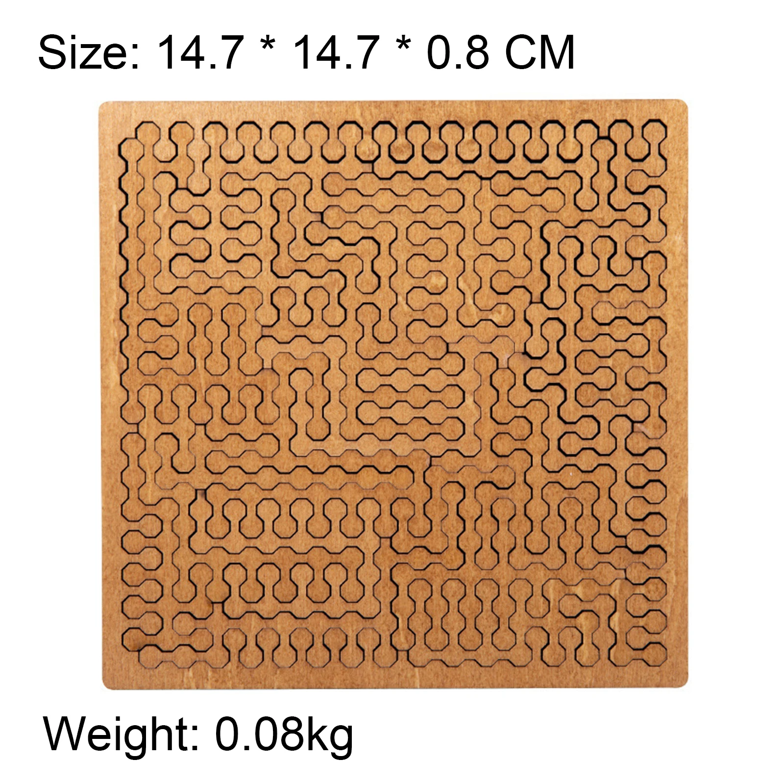 Fractal Tray Puzzle a mind-bending wooden puzzle a unique and creative irregul
